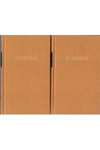 Fontanes Briefe in zwei Bänden. [komplett].   - Ausgewählt und erläutert von Gotthard Erler.
