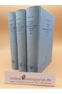 Lexikon zu den philosophischen Schriften Cicero's. Mit Angabe sämtlicher Stellen. 3 Bände, komplett!  - Band 1-3