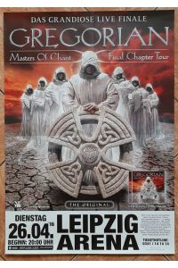 Gregorian, Masters Of Chant Final Chapter Tour, Tourposter 2016 DIN A1, Leipzig