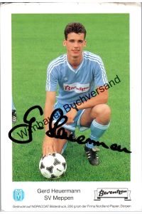 Original Autogramm Gerd Heuermann SV Meppen /// Autograph signiert signed signee
