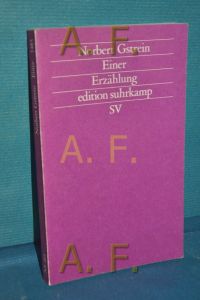 Einer : Erzählung  - Edition Suhrkamp , 1483 = N.F., Bd. 483