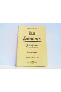 Judenflinten. 1. Theil. Reprint der Auflage Dresden 1892!