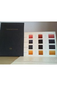 Cuprophenyl-Farbstoffe. Nr. 1200 b.   - 18 S. Text, Aufziekurven, Muster. DAZU: Nachtragskarte zur Musterkarte Nr. 1200 b. (9 Seiten)