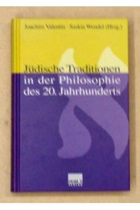 Jüdische Traditionen in der Philosophie des 20. Jahrhunderts.
