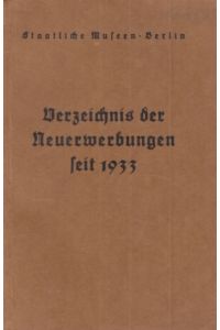 Dre Jahre Nationalistischer Museumsarbeit  - Erwerbungen 1933-1935. Ausstellung Schloßmuseum 1936