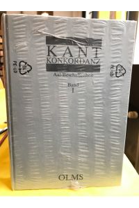 Kant-Konkordanz zu den Werken Immanuel Kants (Bände I-IX der Ausgabe der Preußischen Akademie der Wissenschaften).   - Band III: Erfindung - gräßlich.