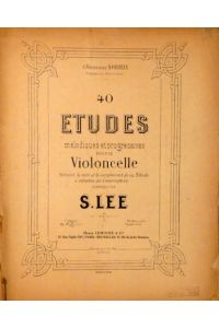 [Op. 31, suite 2] 40 Études mélodiques et progressives pour le violoncelle formant la suite et le complément de sa méthode de violoncelle. Op. 31. 2. Suite
