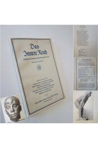 Das Innere Reich 5. Jahrgang 12. Heft März 1939 * mit 4 Bildtafeln nach Plastiken von T o n i S t a d l e r