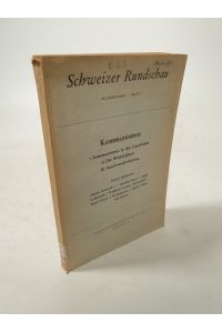 Kommunismus.   - (= Schweizer Rundschau; 48. Jahrgang, Mai 1948, Heft 2).
