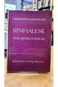 Sinhalese The Spoken Idiom,