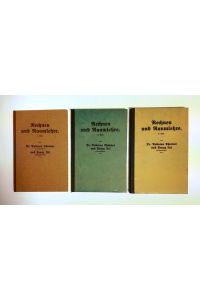 Rechnen und Raumlehre. Ein Arbeitsbuch für die erste/zweite/vierte Klasse der Hauptschulen. 3 Bände (Ohne Bd. 3 = 3. Klasse).