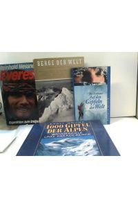 Konvolut bestehend aus 4 Bänden zum Thema Berge der Welt / Alpinistik