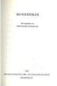 Musikhören.   - hrsg. von Bernhard Dopheide / Wege der Forschung ; Bd. 429