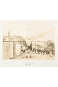 Der Artillerieplatz in Annaba 1836.