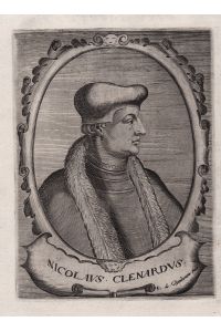 Nicolaus Clenardus - Nicolas Cleynaerts (1493-1542) humanist Orientalist grammarian traveler Diest Leuven Portrait