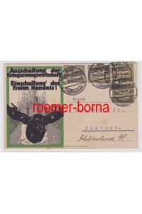 74045 Propaganda Postkarte Ausschaltung der Kriegszwangswirtschaft! 1921