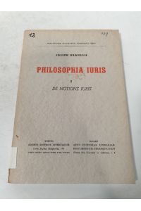 Philosophia iuris : de notione iuris.