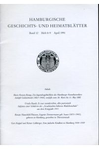Hamburgische Geschichts- und Heimatblätter. Band 12. Heft 8-9. April 1991.