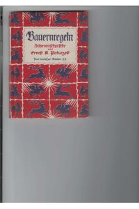 Bauernregeln.   - Scherenschnitte von Ernest A. Potuczek, Brünn. Aus deutschen Gärten, 23.