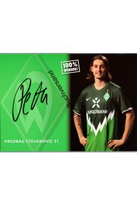 Original Autogramm Predrag Stevanovic Werder Bremen /// Autograph signiert signed signee  - Saison 2010 / 2011