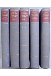 Ausgewählte Werke. Herausgegeben von Joseph Gregor. 5 Bände. Komplett.