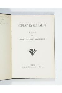Hofrat Eysenhardt. Novelle.