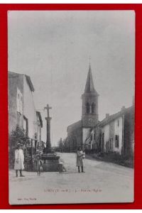 AK Ansichtskarte Limey Meurthe-et-Moselle. Rue de l`Eglise (Stempel Lauda)