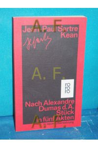 Sartre, Jean-Paul: Gesammelte Werke in Einzelausgaben, Teil: Theaterstücke und Drehbücher, Band 8 Kean  - Rororo , 13260