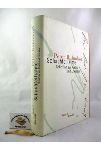 Werke; Teil: 3 : Schachtelhalme : Schriften zur Poetik und Literatur.   - Hrsg. von Hartmut Steinecke.