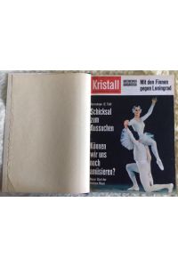 Kristall : die außergewöhnliche Illustrierte für Wissen und Unterhaltung Jahrgang 1962 Heft 1-13 (13 Hefte) zum Buch gebunden