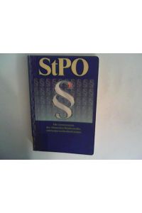 Strafprozeßordnung (StPO)  - Suhrkamp Taschenbücher Nomos, Bd.14,
