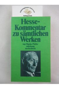 Hesse-Kommentar zu sämtlichen Werken.   - Suhrkamp Taschenbuch ; 1740