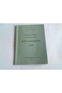 Internationales Schachturnier Bad Nauheim 1935