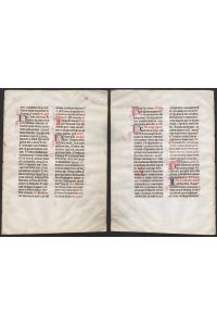 Missal Missale manuscript manuscrit Handschrift - (Blatt / leaf VI)