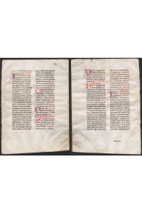 Missal Missale manuscript manuscrit Handschrift - (Blatt / leaf XVI)