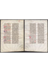 Missal Missale manuscript manuscrit Handschrift - (Blatt / leaf XXVI)