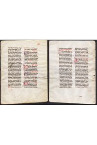 Missal Missale manuscript manuscrit Handschrift - (Blatt / leaf XXXII)