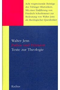 Pathos und Präzision : acht Texte zur Theologie.   - Mit einer Einf. von Friedrich Schorlemmer