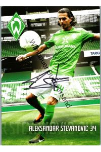 Original Autogramm Aleksandar Stevanovic Werder Bremen /// Autograph signiert signed signee  - Saison 2010 / 2011
