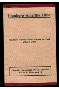 Hamburg-Amerika Linie: Tasche für Papiere um 1935.