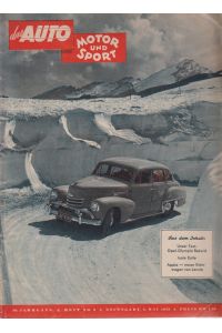 Das Auto. Motor und Sport. 30. Jg. , Heft 9, 2. Mai 1953.