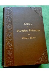 Geschichte der deutschen Litteratur.   - Mit einem Bilde des Verfassers.