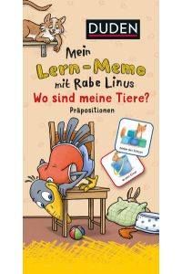 Mein Lern-Memo mit Rabe Linus - Wo sind meine Tiere?  - Präpositionen