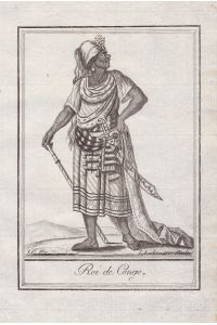 Roi de Congo.  - Congo Kongo Africa Afrika Tracht costumes