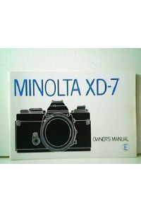Minolta XD-7. Owners Manual.