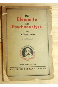 Die Elemente der Psychoanalyse