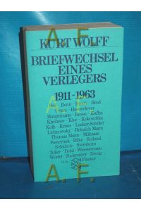 Briefwechsel eines Verlegers : 1911 - 1963  - Hrsg. von Bernhard Zeller u. Ellen Otten / Fischer-Taschenbücher , 2248, Teil von: Bibliothek des Börsenvereins des Deutschen Buchhandels e.V. Frankfurt, M.