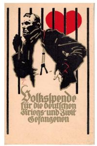 Postkarte: Volksspende für die deutschen Kriegs- und Zivilgefangenen.