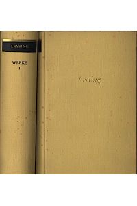 Gotthold Ephraim Lessing. Werke. 2 Bände  - Ausgewählt und mit einem Nachwort von Hermann Kesten
