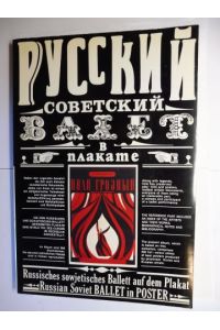 Russisches sowjetisches Ballett auf dem Plakat / Russian Soviet BALLETT in POSTER *.